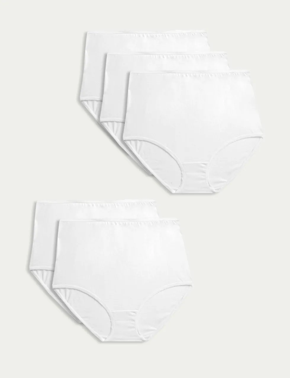 5pk Pure Cotton Full Briefs