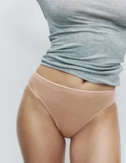 5pk Pure Cotton High Leg Knickers