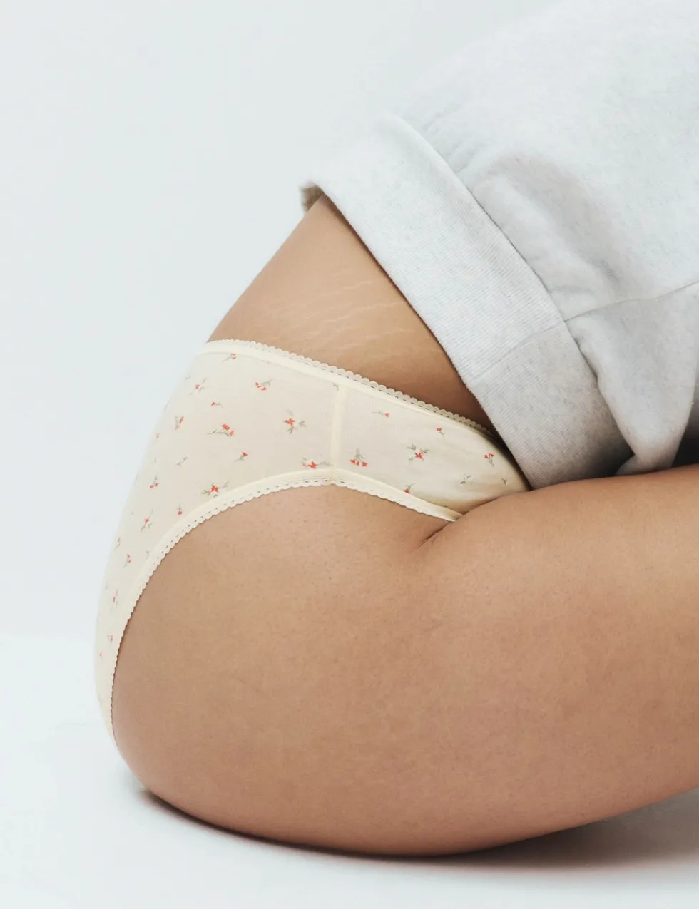 5pk Pure Cotton High Leg Knickers