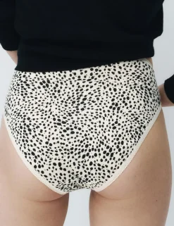 5pk Pure Cotton High Leg Knickers