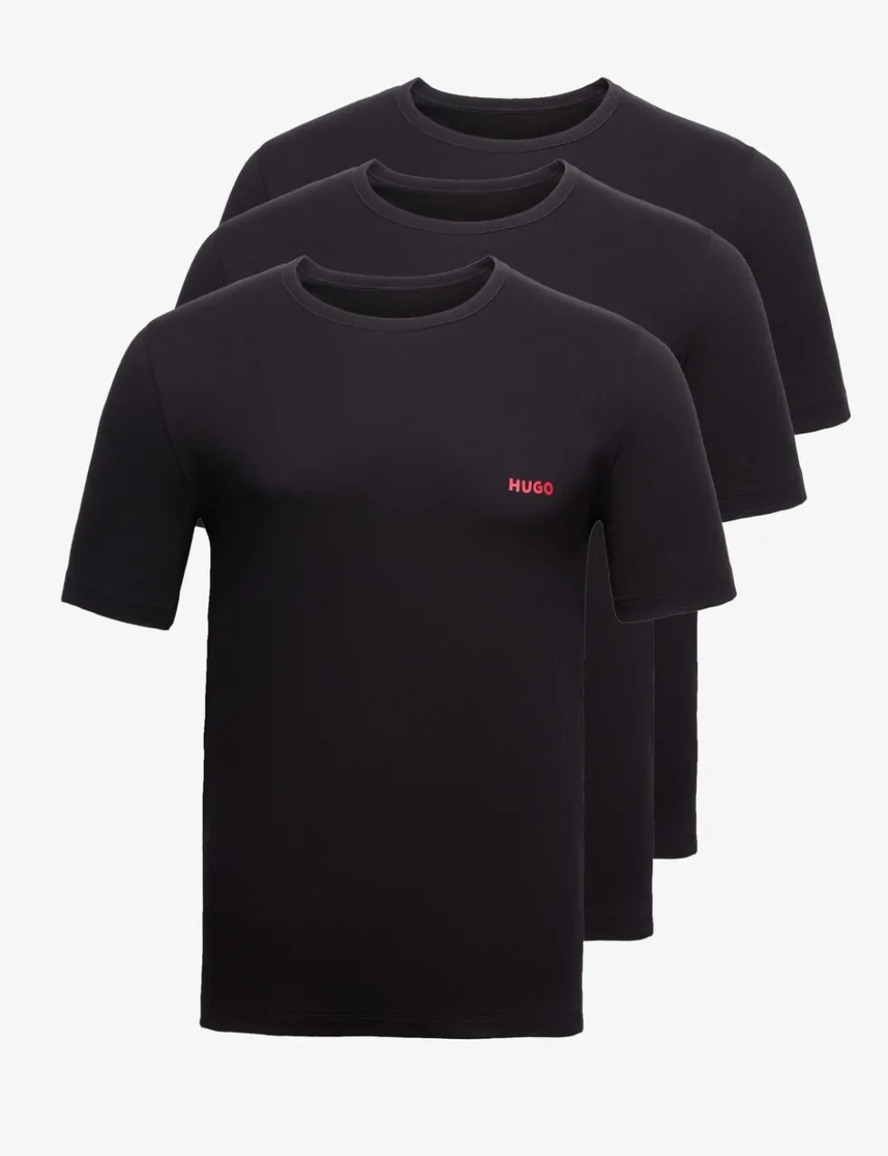 3pk Pure Cotton Jersey Logo T-Shirt