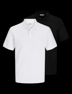 2pk Pure Cotton Pique Polo Shirts