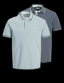 2pk Pure Cotton Polo Shirts