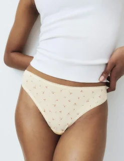 5pk Pure Cotton Thongs