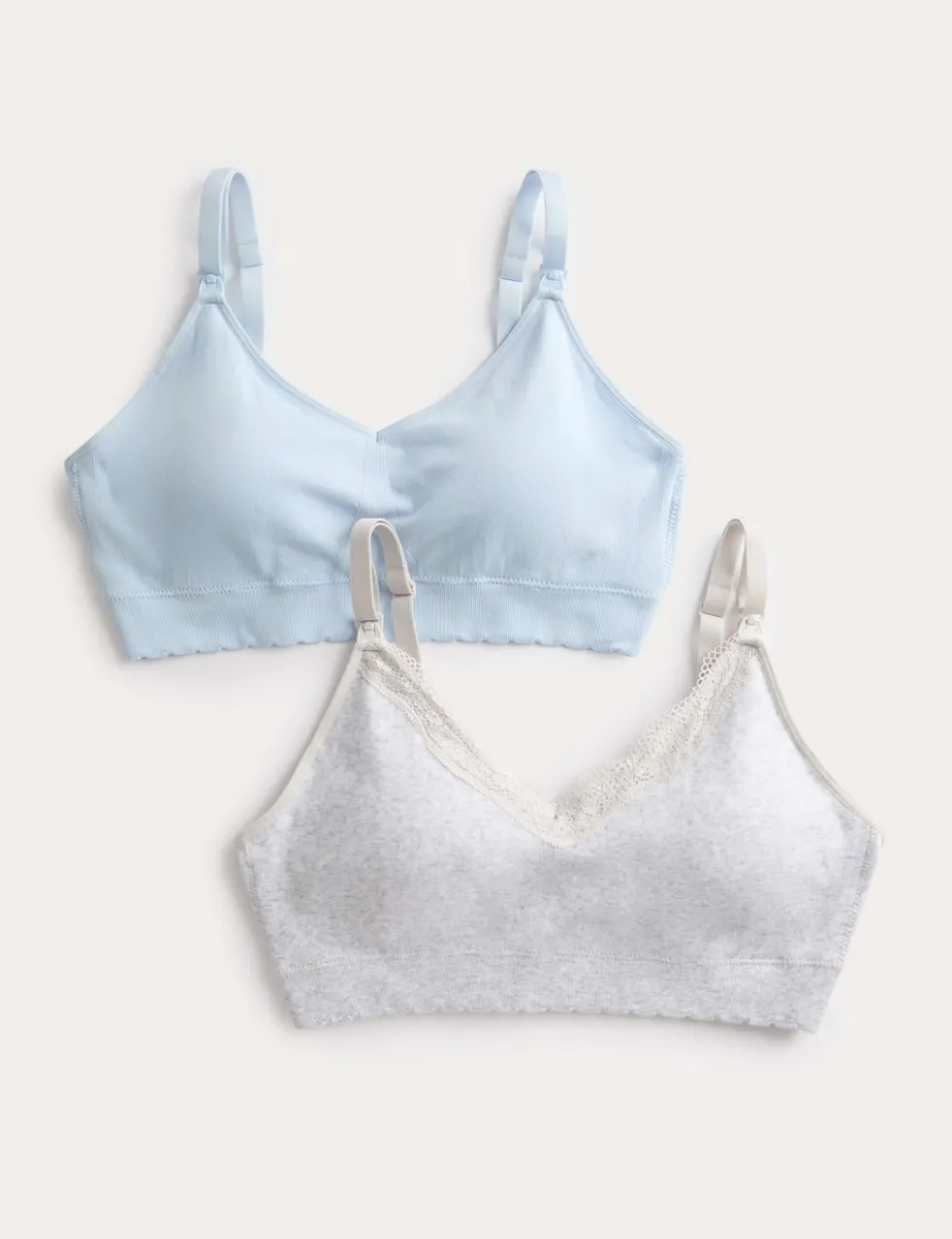 2pk Seamless Non Wired Maternity Nursing Bras