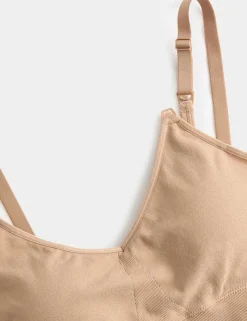 2pk Seamless Non Wired Maternity Nursing Bras