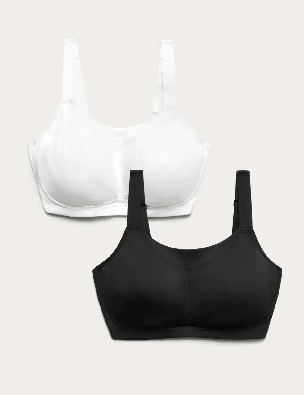 2pk Ultimate Support Non Wired Sports Bras (A-H)