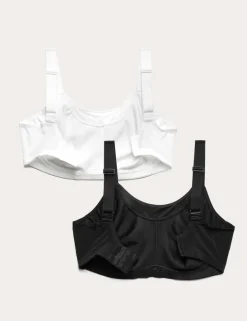 2pk Ultimate Support Non Wired Sports Bras (A-H)