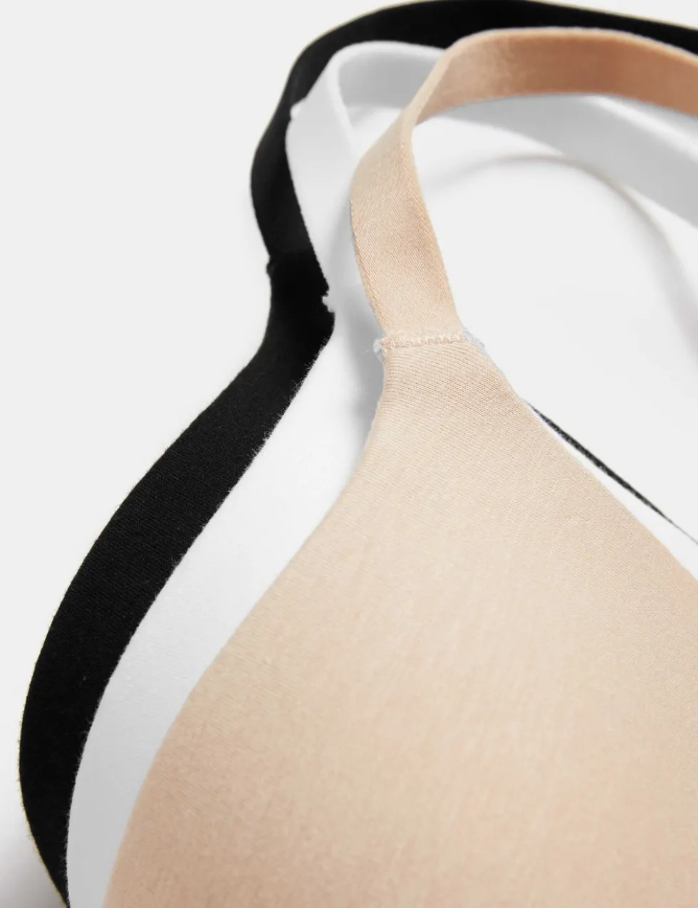 3pk Wired Full Cup T-Shirt Bras A-E