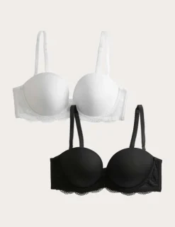 2pk Wired Multiway Push-Up Bras (A-E)