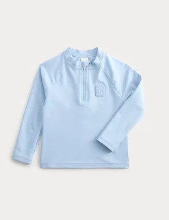 Plain Long Sleeve Rash Vest (2-8 Yrs)
