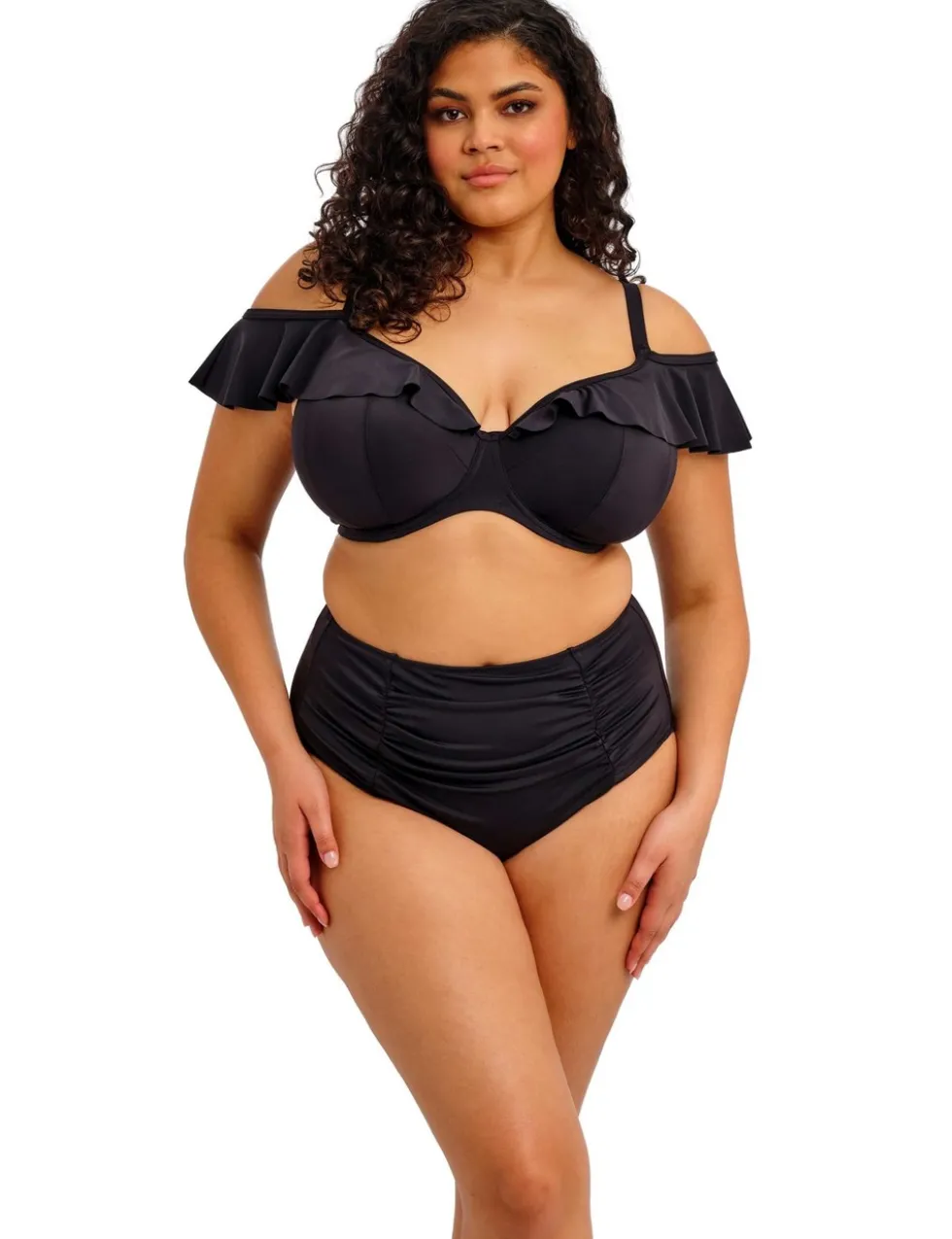 Plain Sailing High Waisted Smoothing Bikini Bottoms
