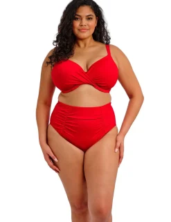 Plain Sailing High Waisted Smoothing Bikini Bottoms