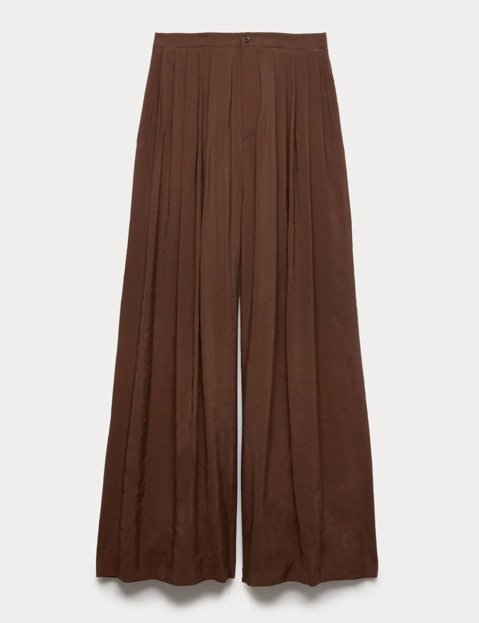 Pleat Front Palazzo Trousers