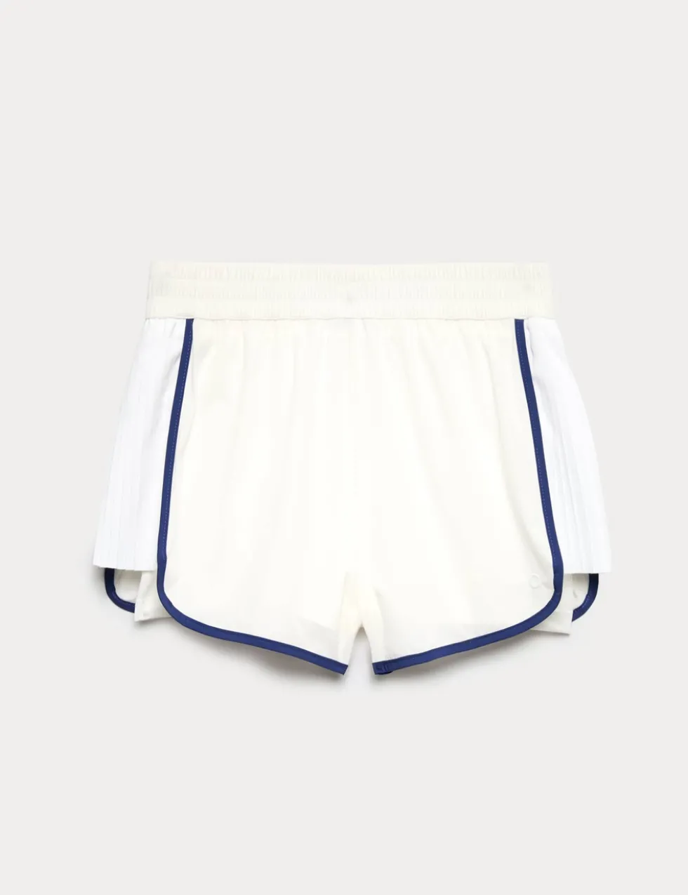 Pleated Layered High Waisted Shorts