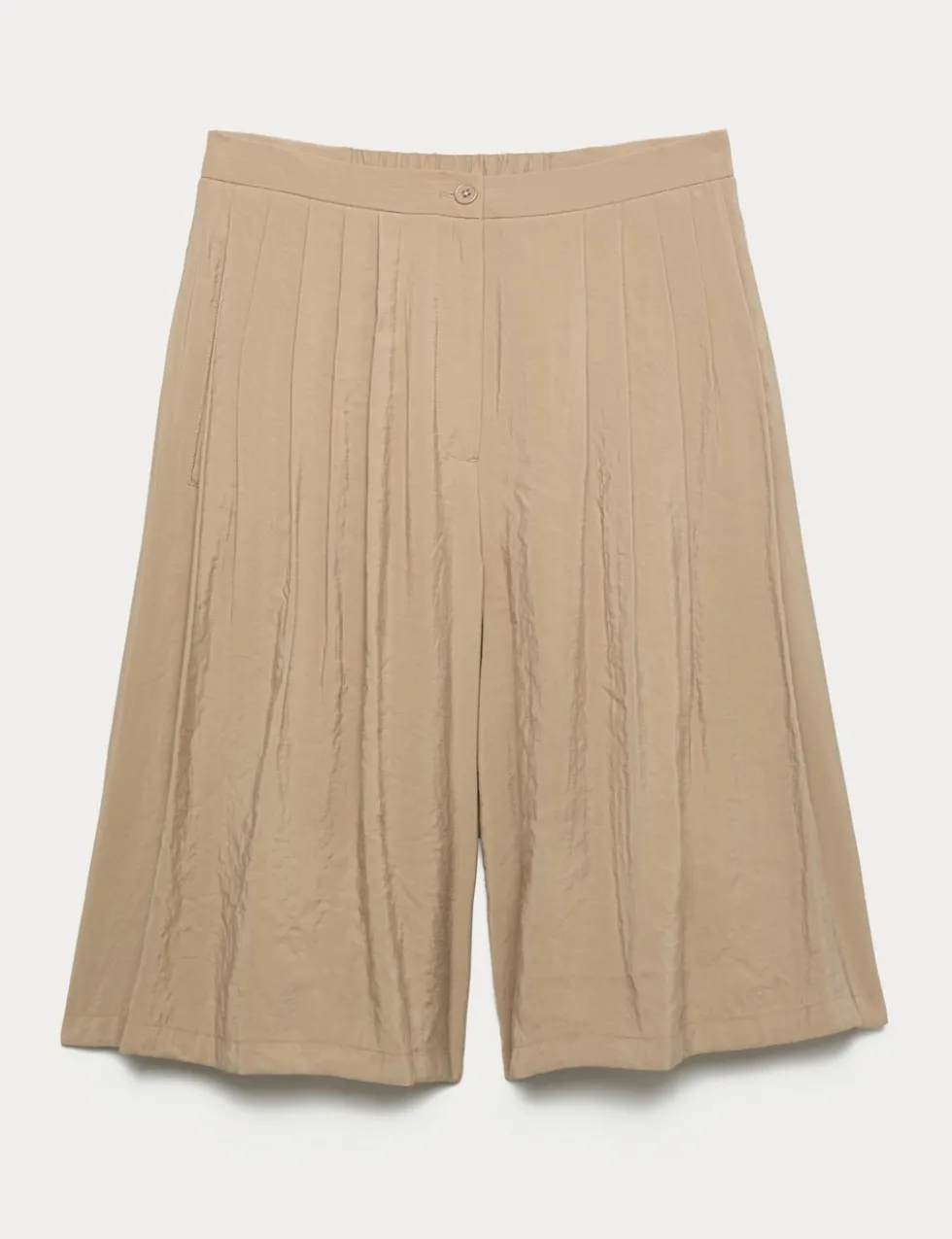 Pleated Longline Shorts