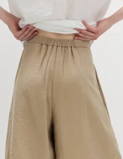 Pleated Longline Shorts