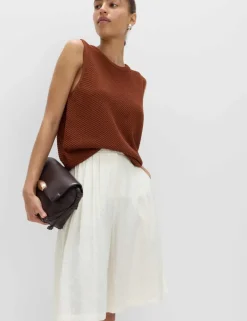Pleated Longline Shorts