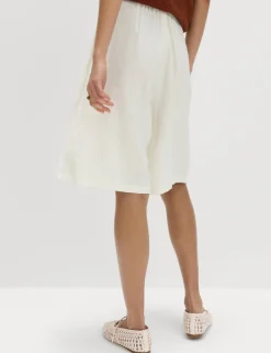 Pleated Longline Shorts