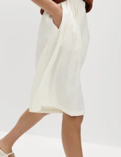Pleated Longline Shorts