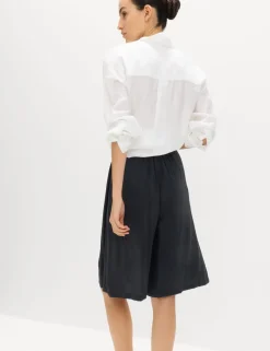 Pleated Longline Shorts