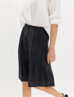 Pleated Longline Shorts