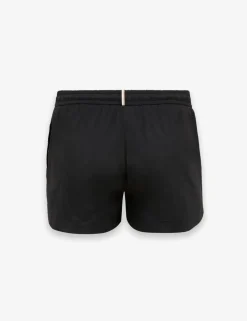 Pocketed Quick Dry Logo Graphic Swim Shorts