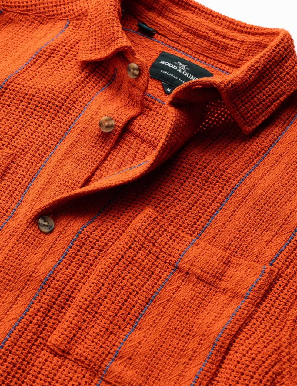 Point Break Pure Cotton Textured Shirt