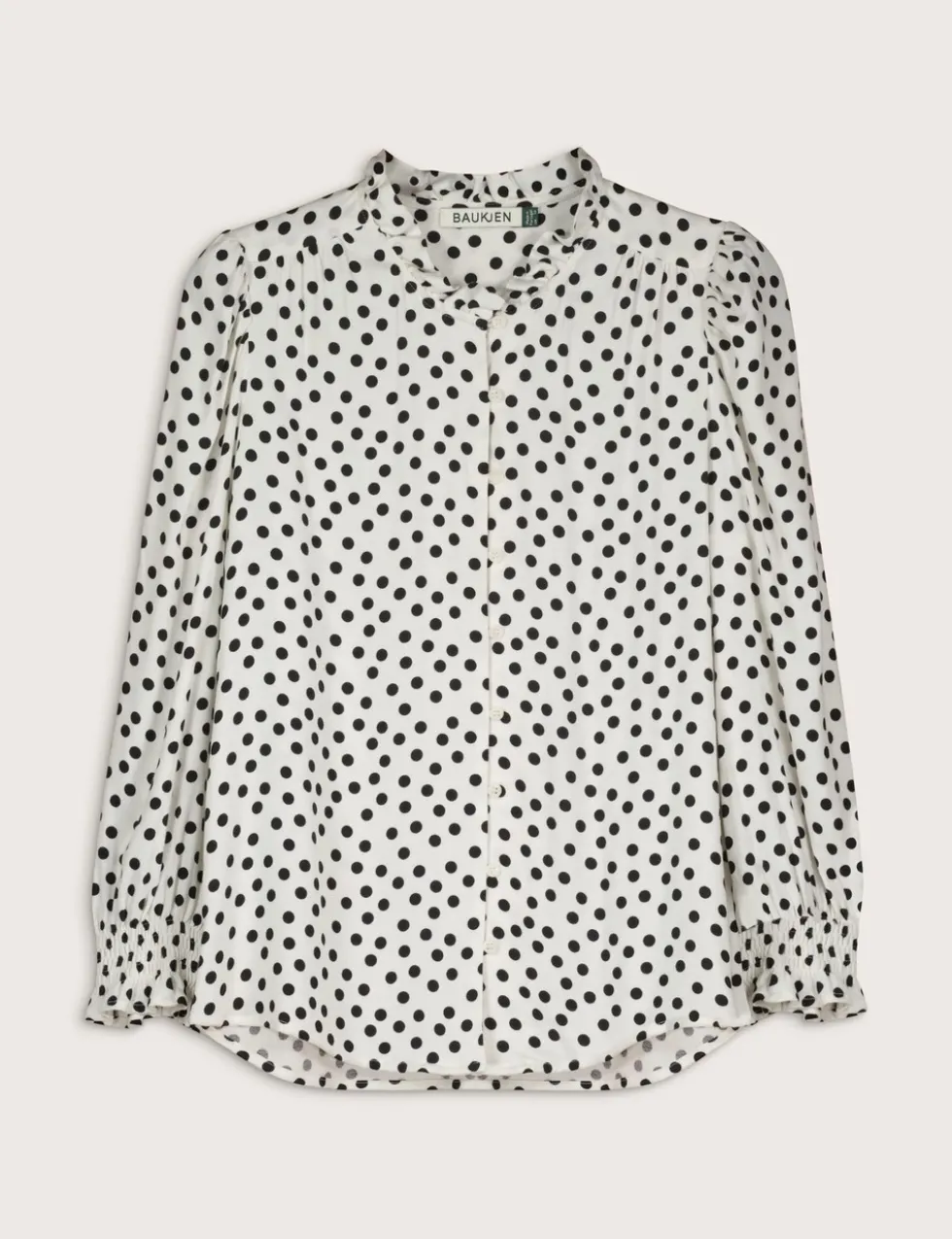 Polka Dot Button Through Blouse