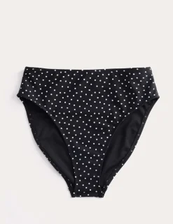 Polka Dot High Waisted Bikini Bottom