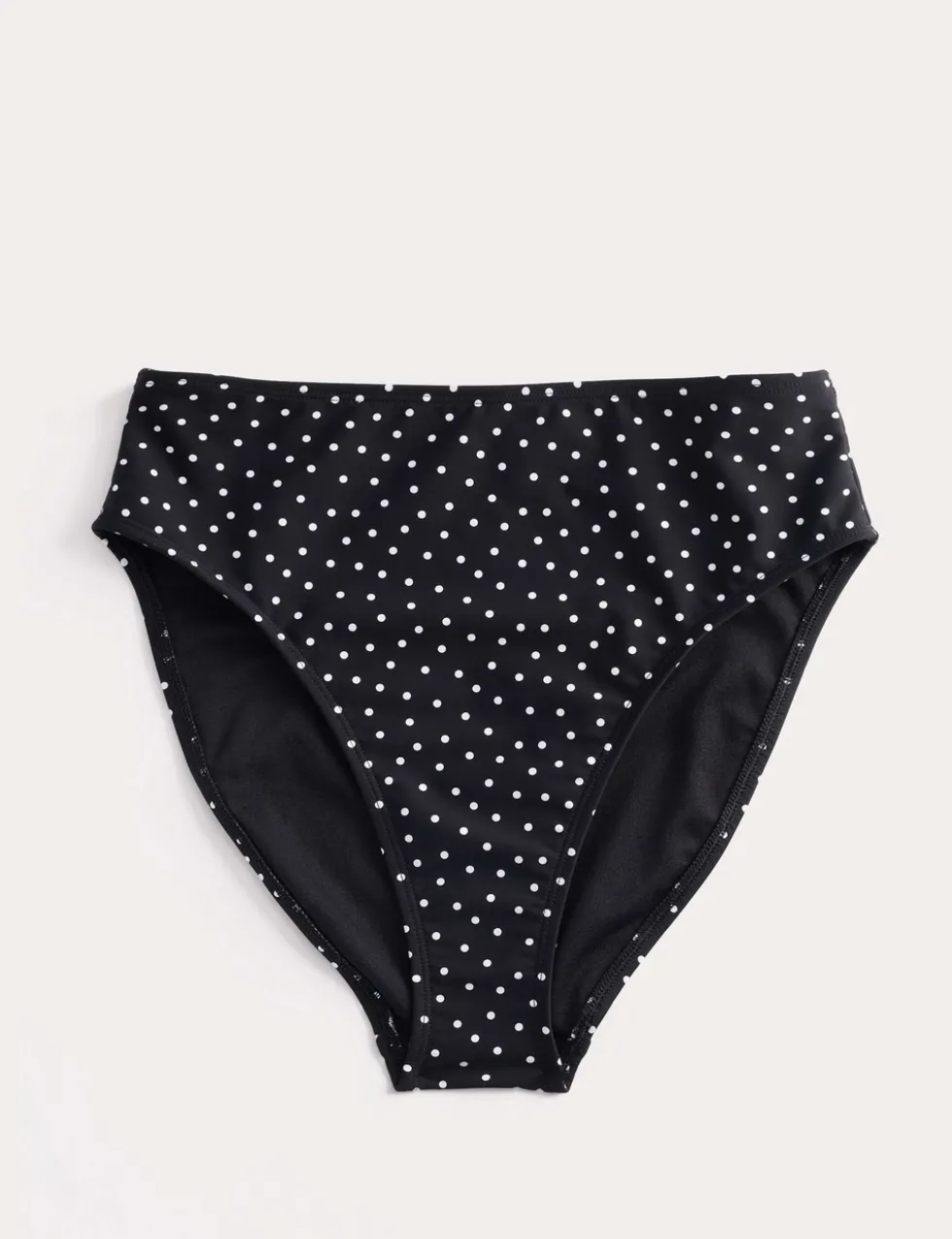 Polka Dot High Waisted Bikini Bottom