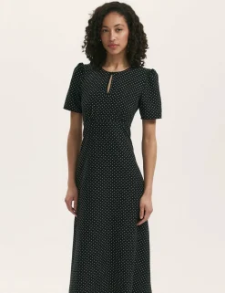 Polka Dot Midi Tea Dress