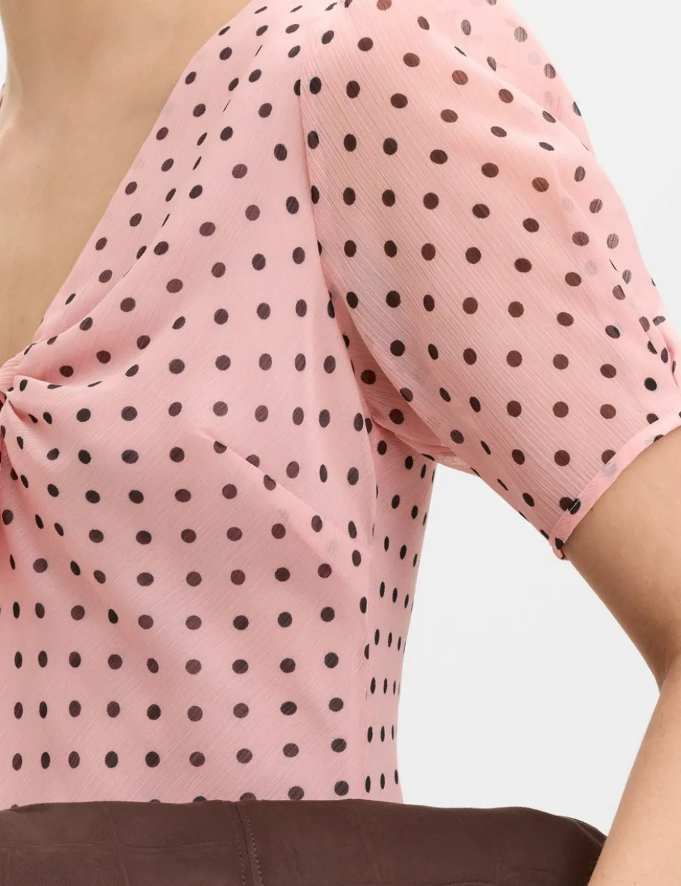 Polka Dot Puff Sleeve Midaxi Tea Dress
