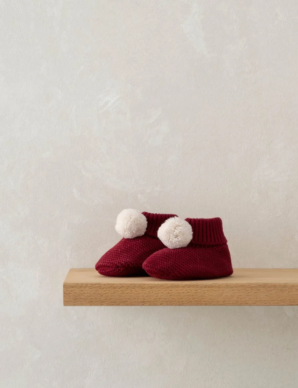 Pom Pom Booties (0-12 Mths)
