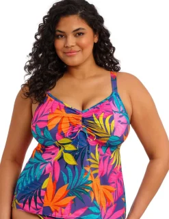 Porto Rafti Printed Padded Tankini Top