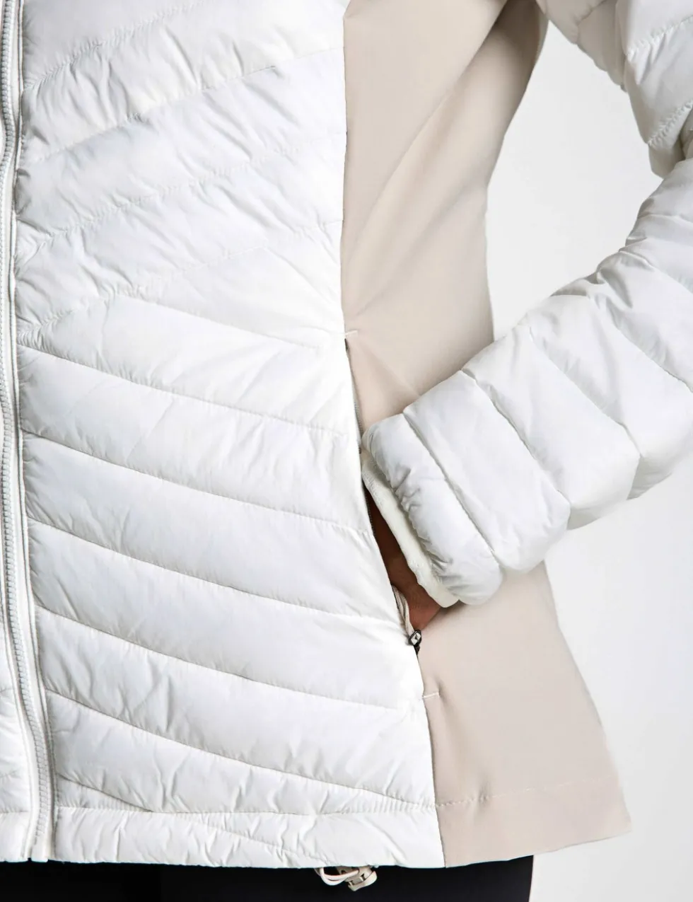 Powder Pass III Hybrid Hooded Puffer Jacket