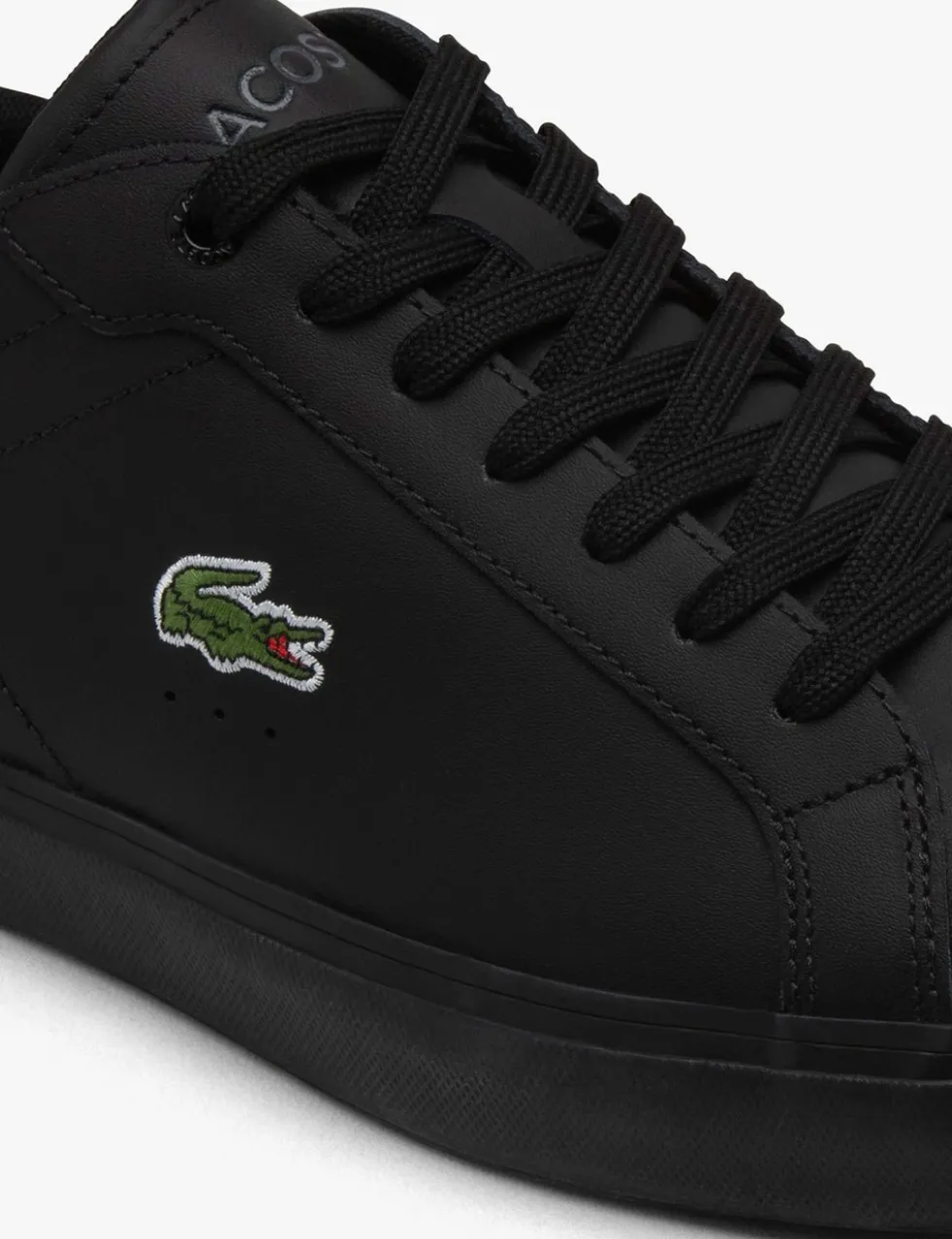 Powercourt Leather Lace-Up Trainers