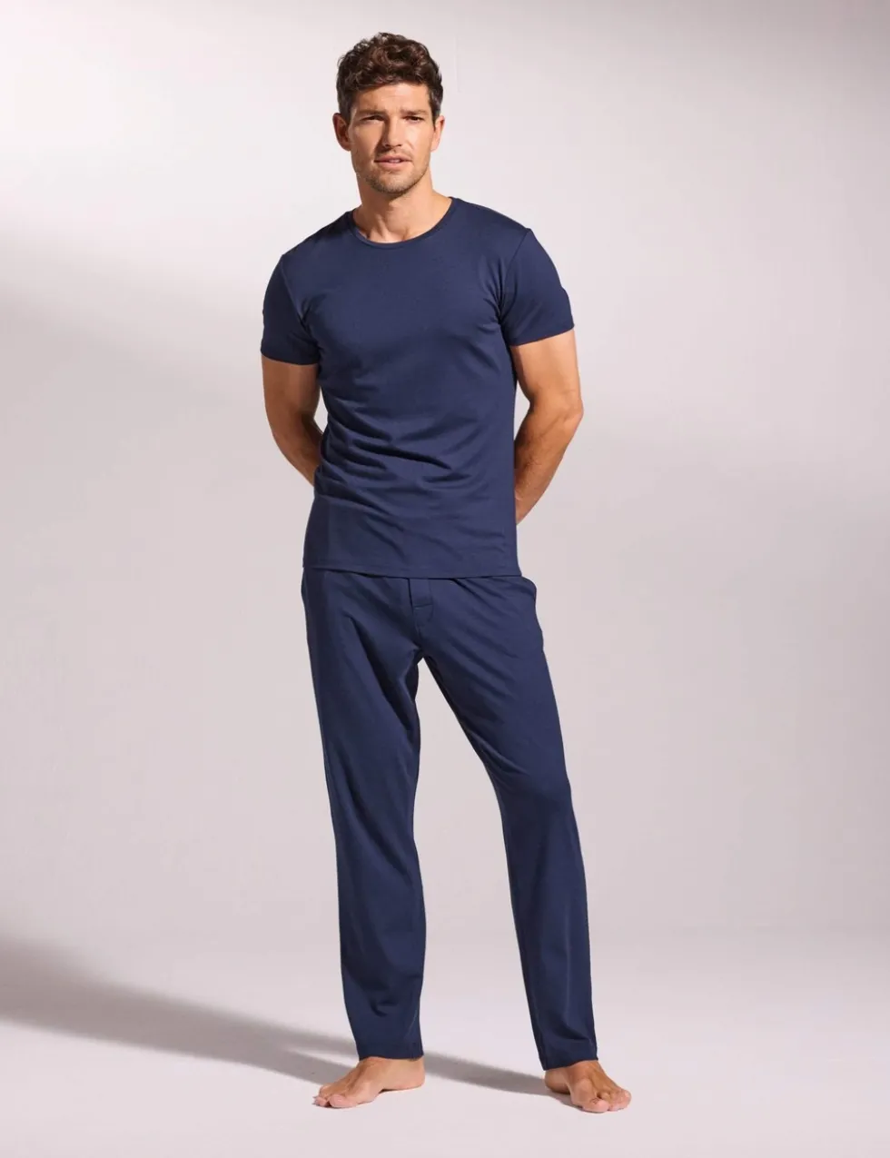 Premium Cotton Modal Crew Neck Pyjama Tee