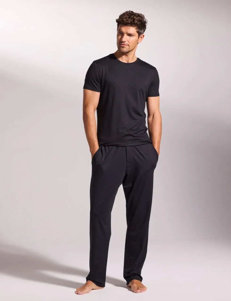Premium Cotton Modal Crew Neck Pyjama Tee