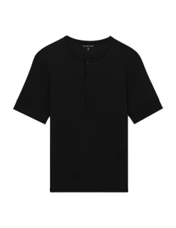 Premium Cotton Modal Henley Pyjama Tee