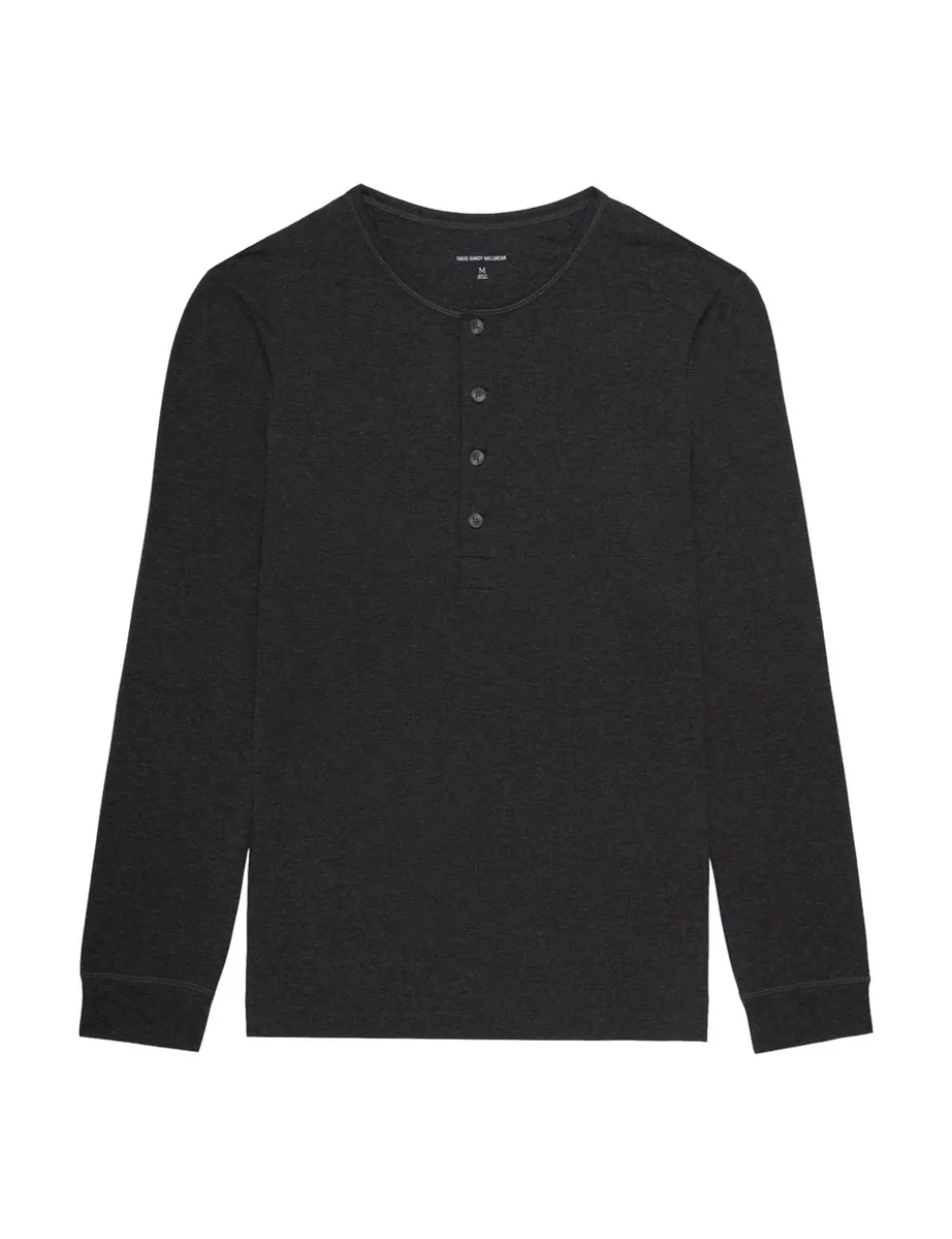 Premium Cotton Modal Long Sleeve Henley Pyjama Top