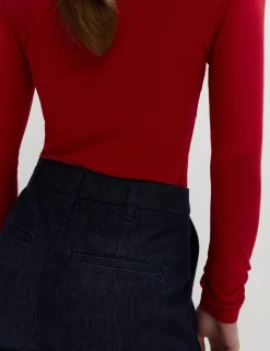Premium High Rise Denim Trousers