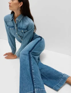 Premium High Rise Denim Trousers