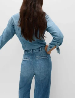 Premium High Rise Denim Trousers