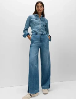 Premium High Rise Denim Trousers