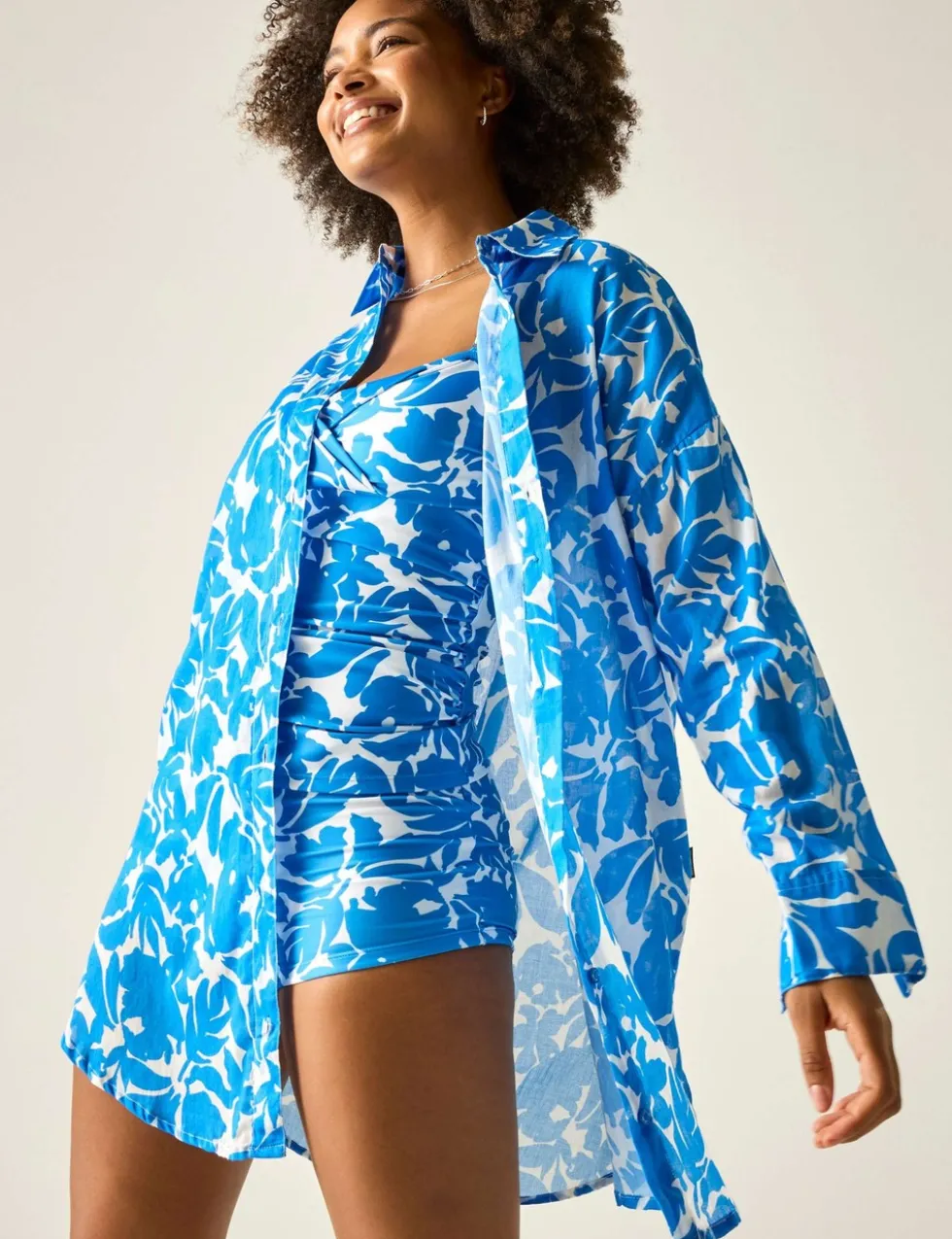 Prena Pure Cotton Beach Cover Up Shirt