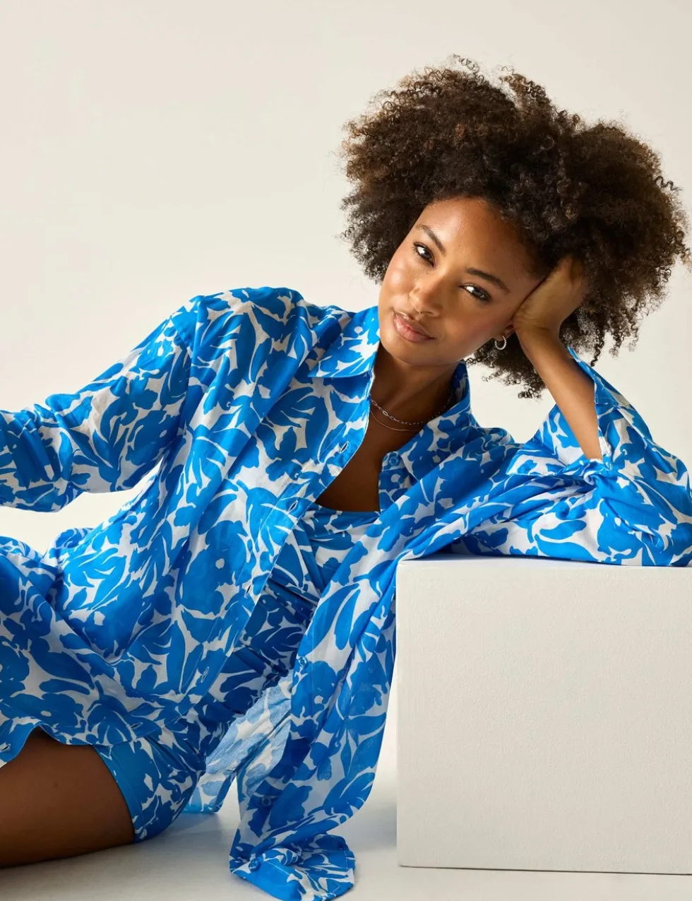 Prena Pure Cotton Beach Cover Up Shirt