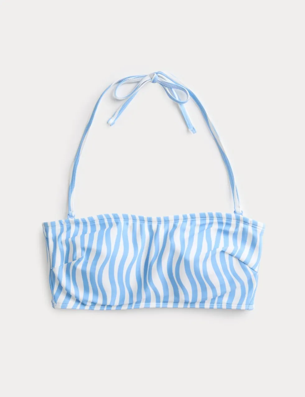 Printed Bandeau Bikini Top