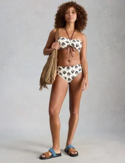 Printed Halterneck Bikini Top