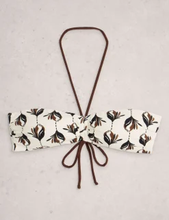Printed Halterneck Bikini Top